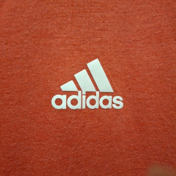 Adidas Women’s Orange AEROREADY Athletic T-Shirt Sz M - Picture 4 of 6